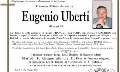 Bagnolo piange l'ex assessore Eugenio Uberti