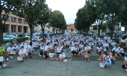 «No al bitumificio»: l’onda bianca di Montirone è arrivata a Ghedi FOTO