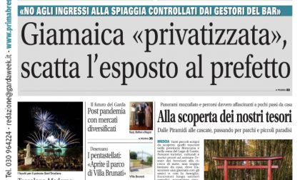 Gardaweek è in edicola. La prima pagina versione bresciana