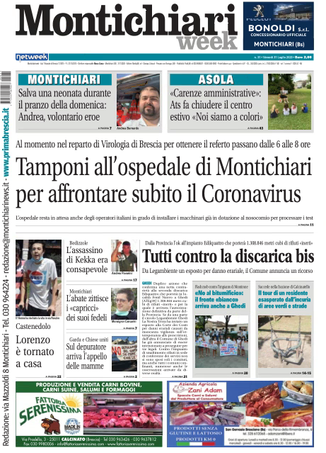 MontichiariWeek è in edicola