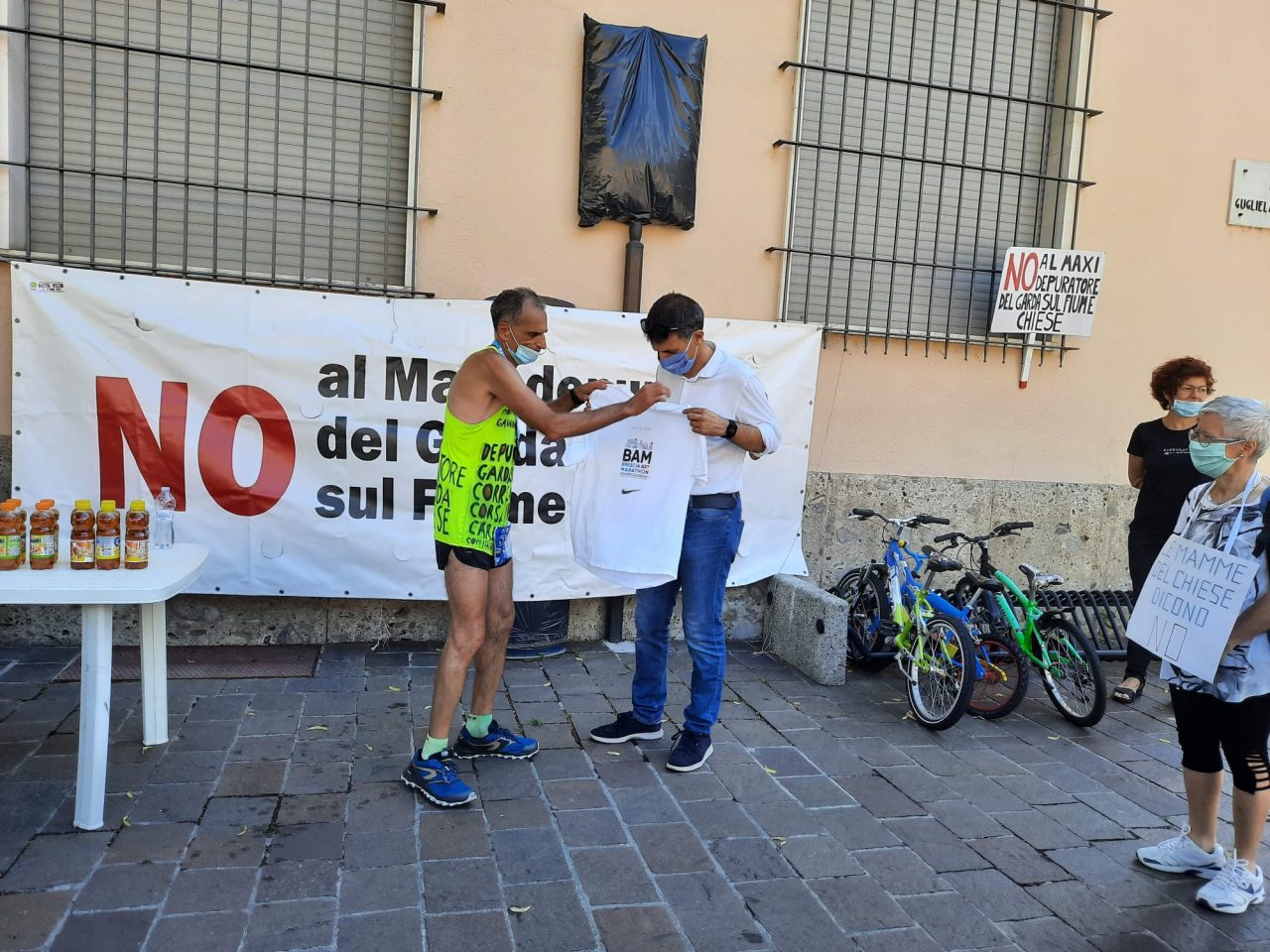 Carmine Piccolo: 27 chilometri per dire no al depuratore