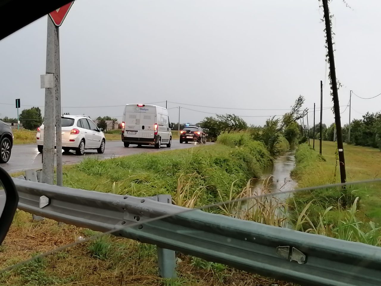 Alberi caduti tra Motella e Verolavecchia
