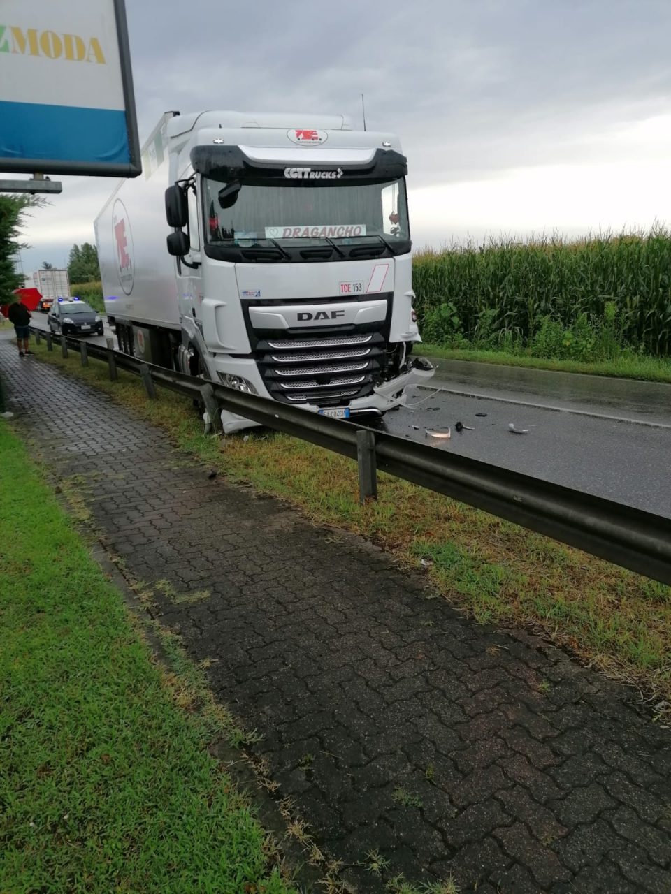 Codice rosso a Urago d’Oglio: coinvolti due camion