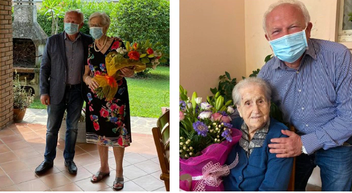 La comunità festeggia due centenarie in un solo giorno