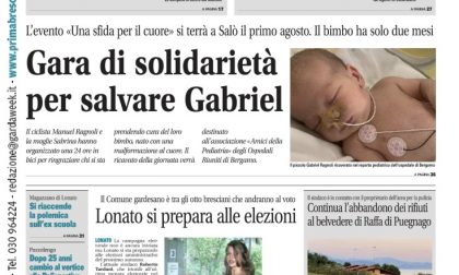 Gardaweek è in edicola. La prima pagina versione bresciana