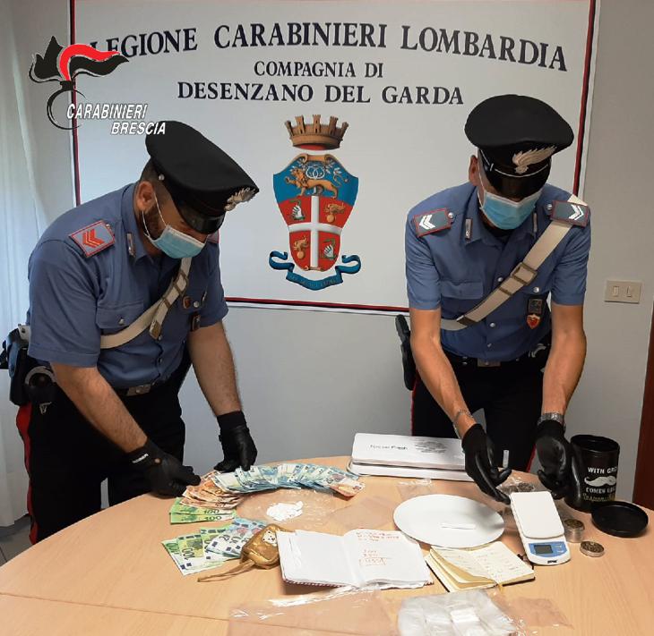 Spaccio a Desenzano, arrestati due giovani