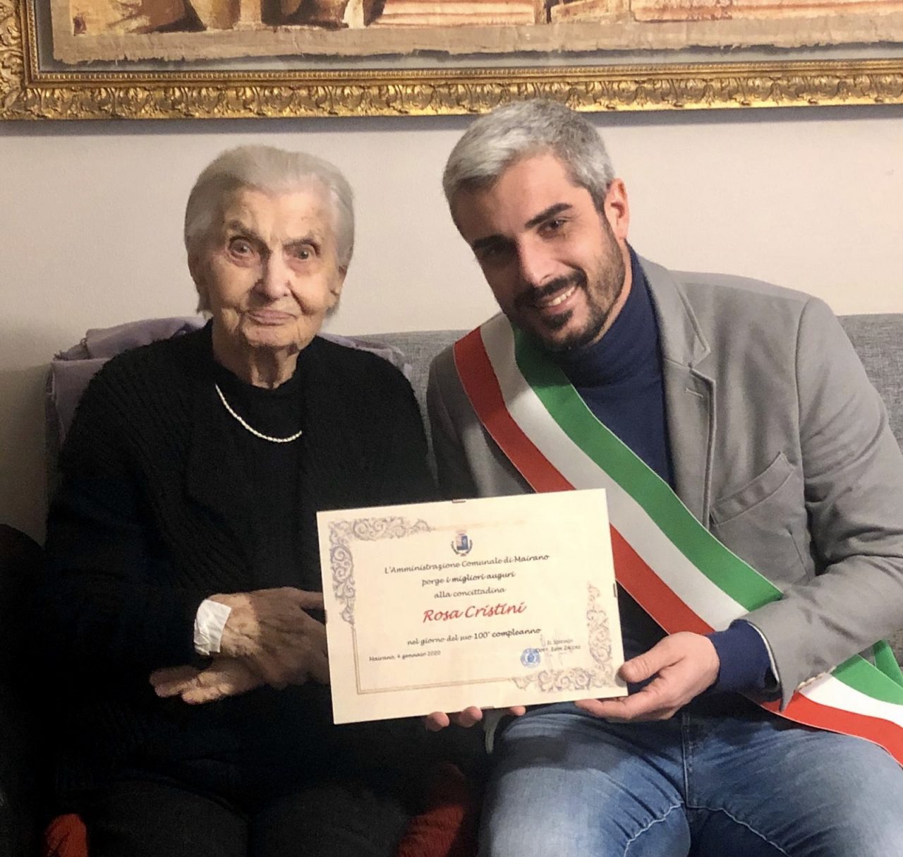 Addio alla centenaria di Mairano Rosa Cristini