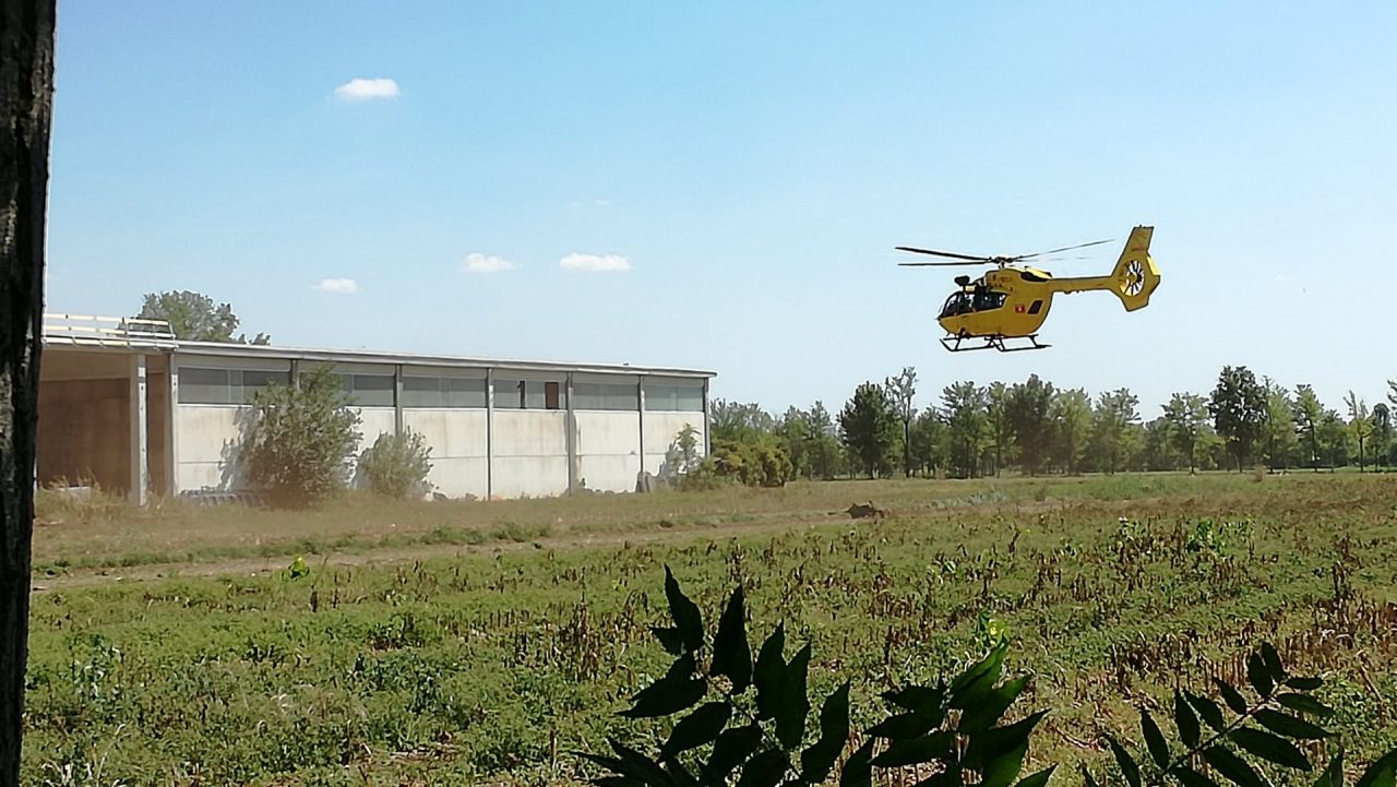 Elisoccorso in un’azienda agricola, grave un operaio di 39 anni
