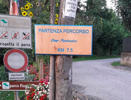 Un percorso nel cuore del parco delle Vincellate