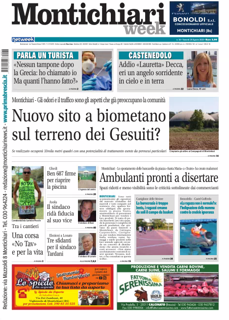 MontichiariWeek è in edicola