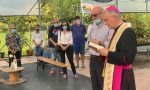 Il vescovo Tremolada a Palazzolo per benedire un progetto sociale e green