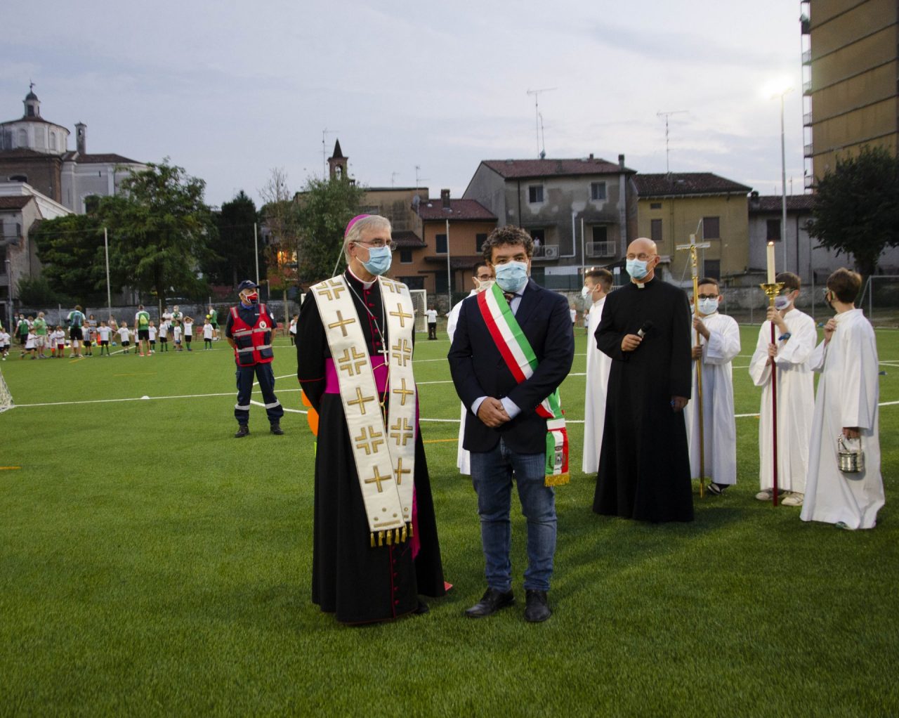 Inaugurato il nuovo campo da calcio dell’oratorio