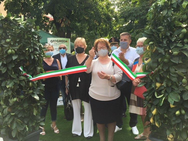 I Giardini del Garda, taglio del nastro a Salò