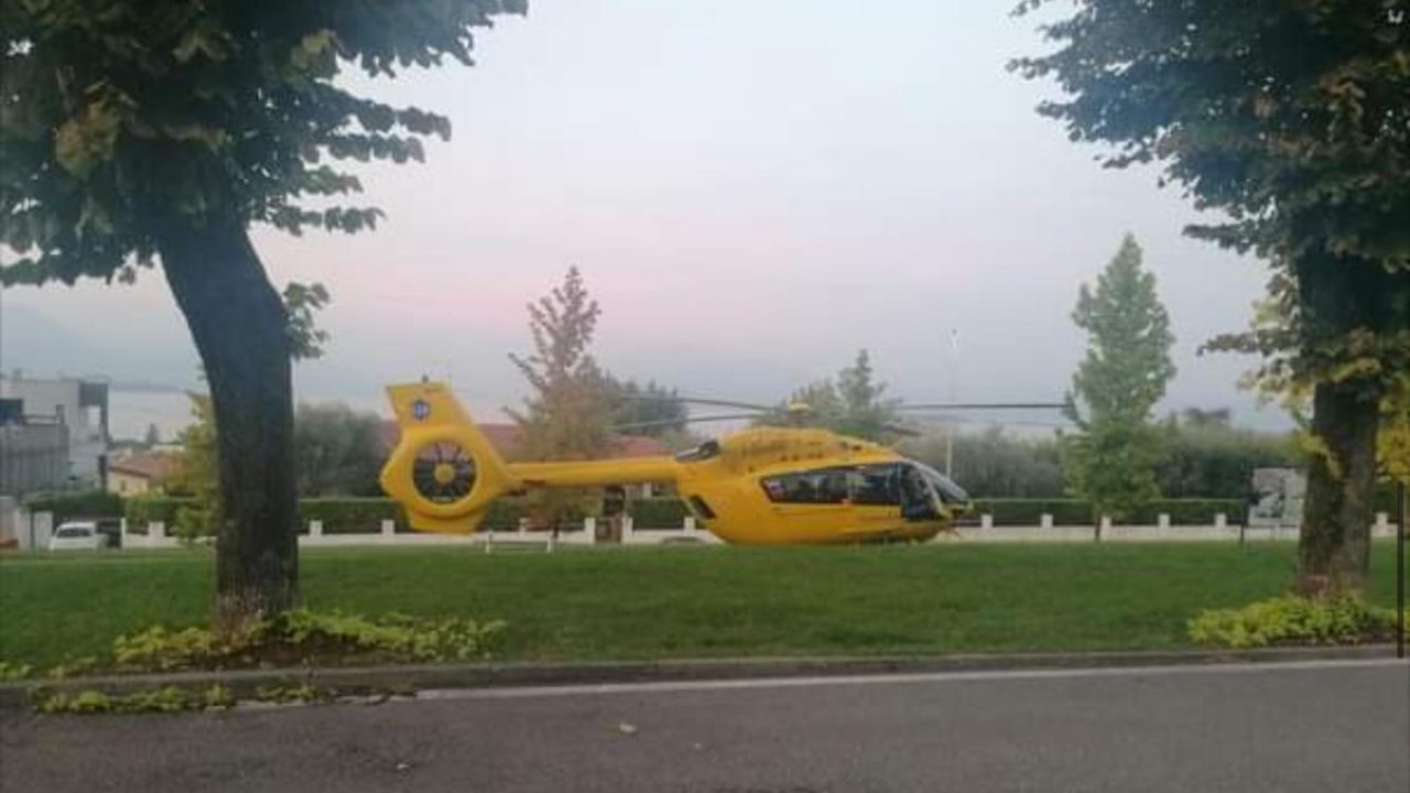 Codice rosso a Desenzano del Garda, allertato l’elisoccorso