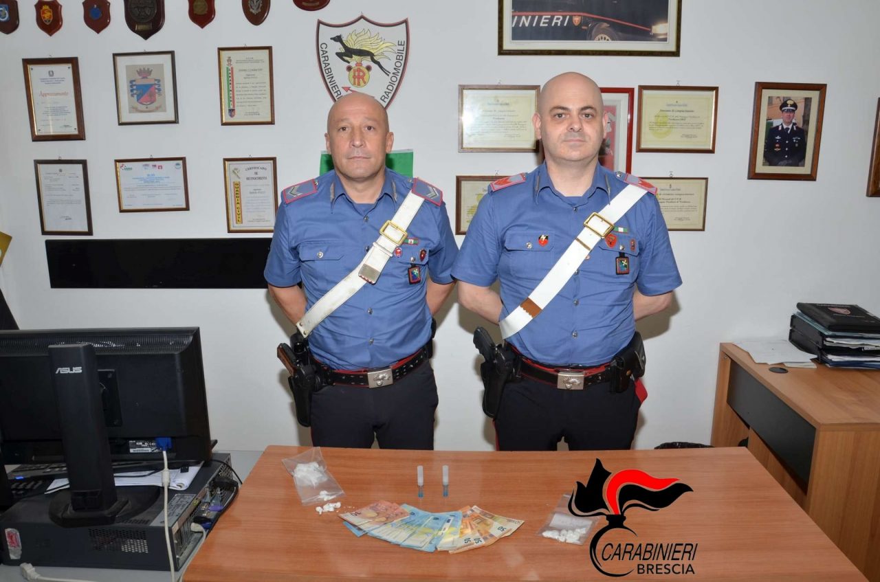 Beccato con la droga a Bagnolo Mella, un anno di reclusione per il pusher