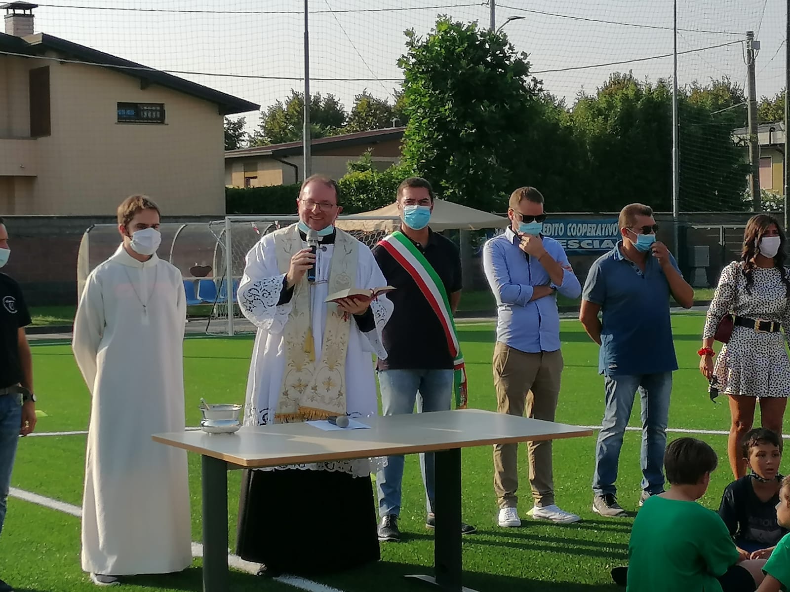 inaugurati campi calcio oratorio pontoglio