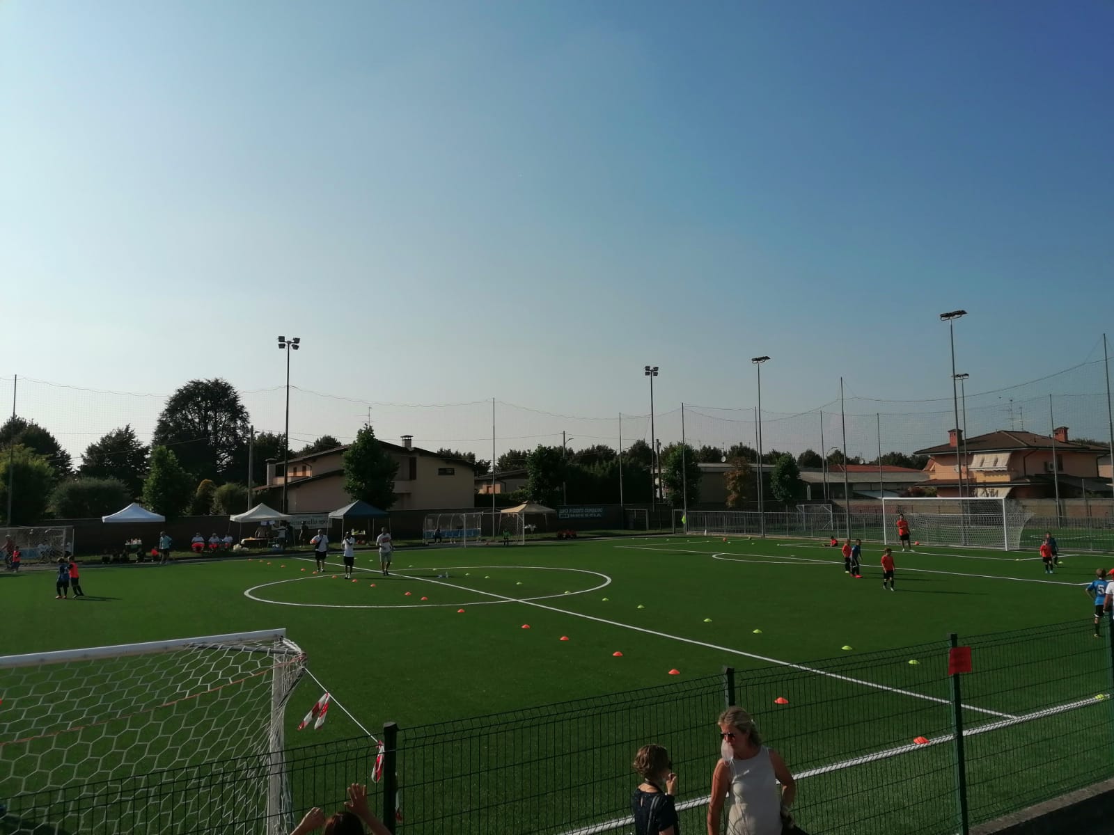 inaugurati campi calcio oratorio pontoglio