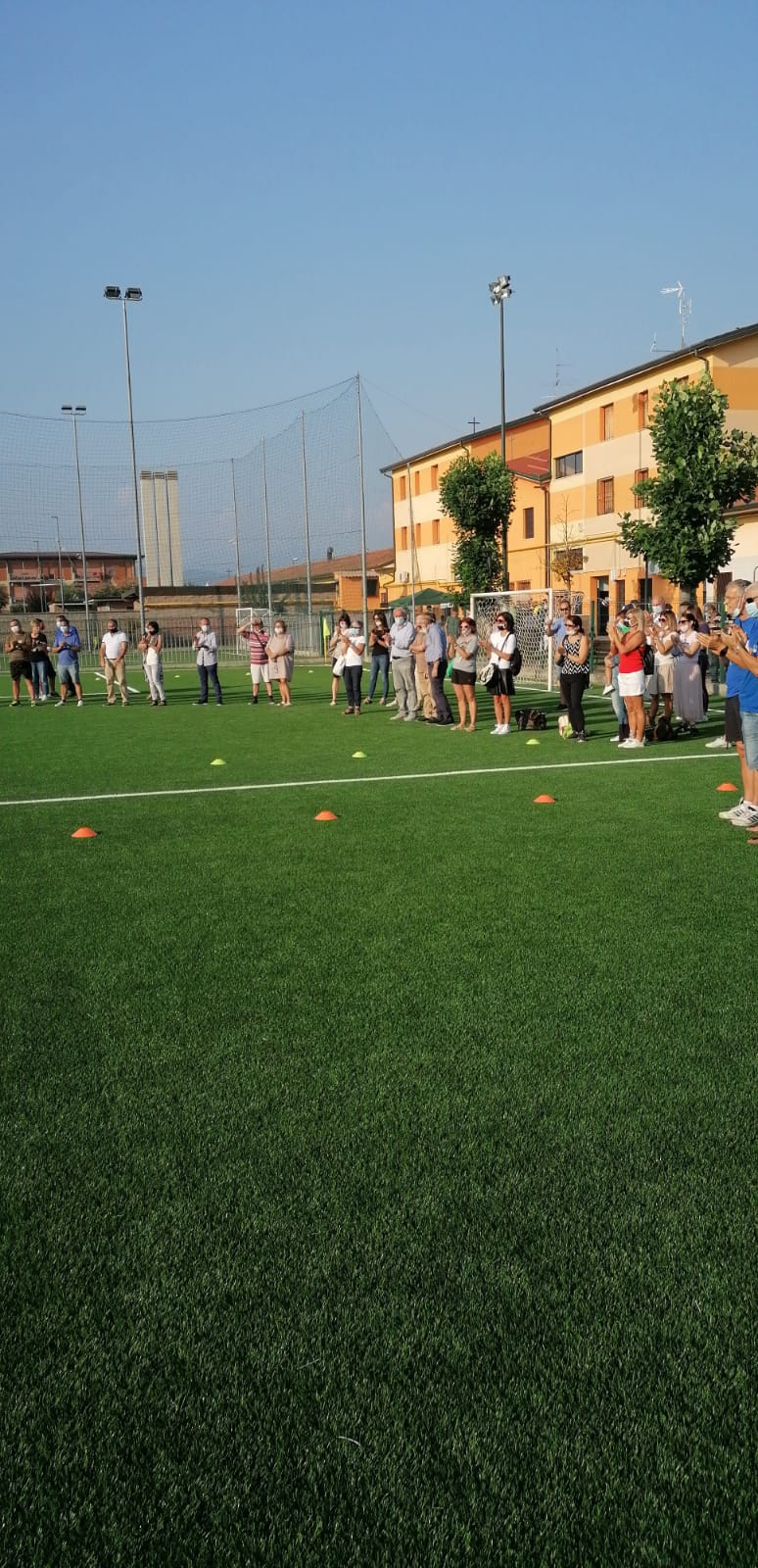 inaugurati campi calcio oratorio pontoglio