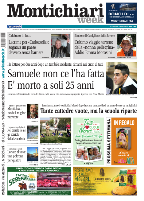 MontichiariWeek è in edicola