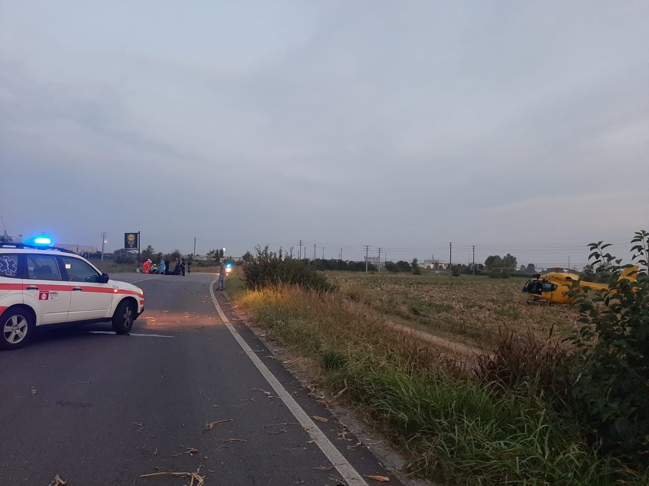 Cade dallo scooterone, grave motociclista di Rovato