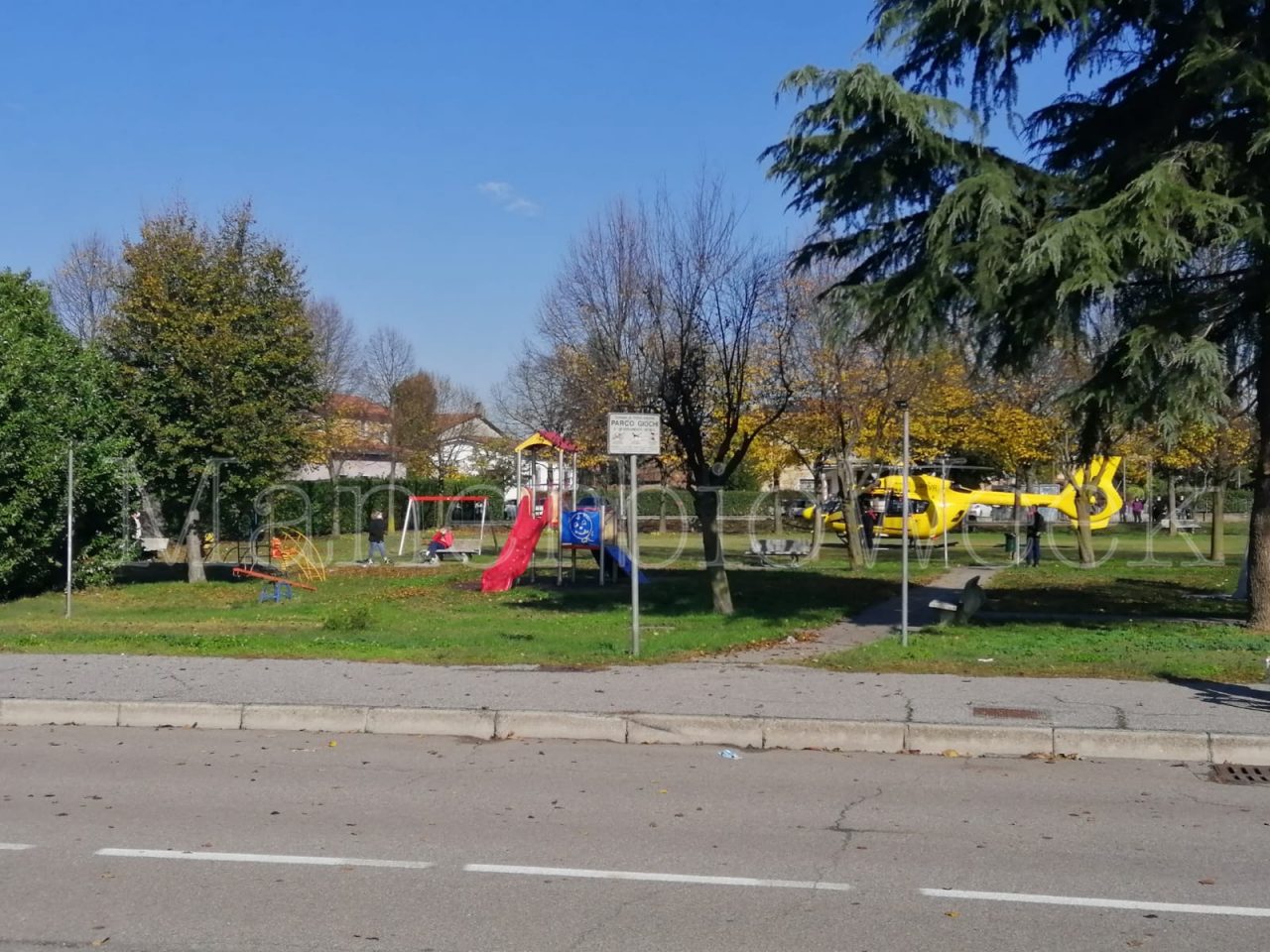 Elisoccorso a Verolanuova: precipitato un uomo