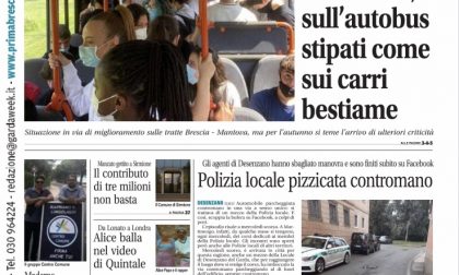 Gardaweek è in edicola. La prima pagina versione bresciana