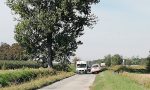 Milzano: furgoncino si ribalta ed esce di strada