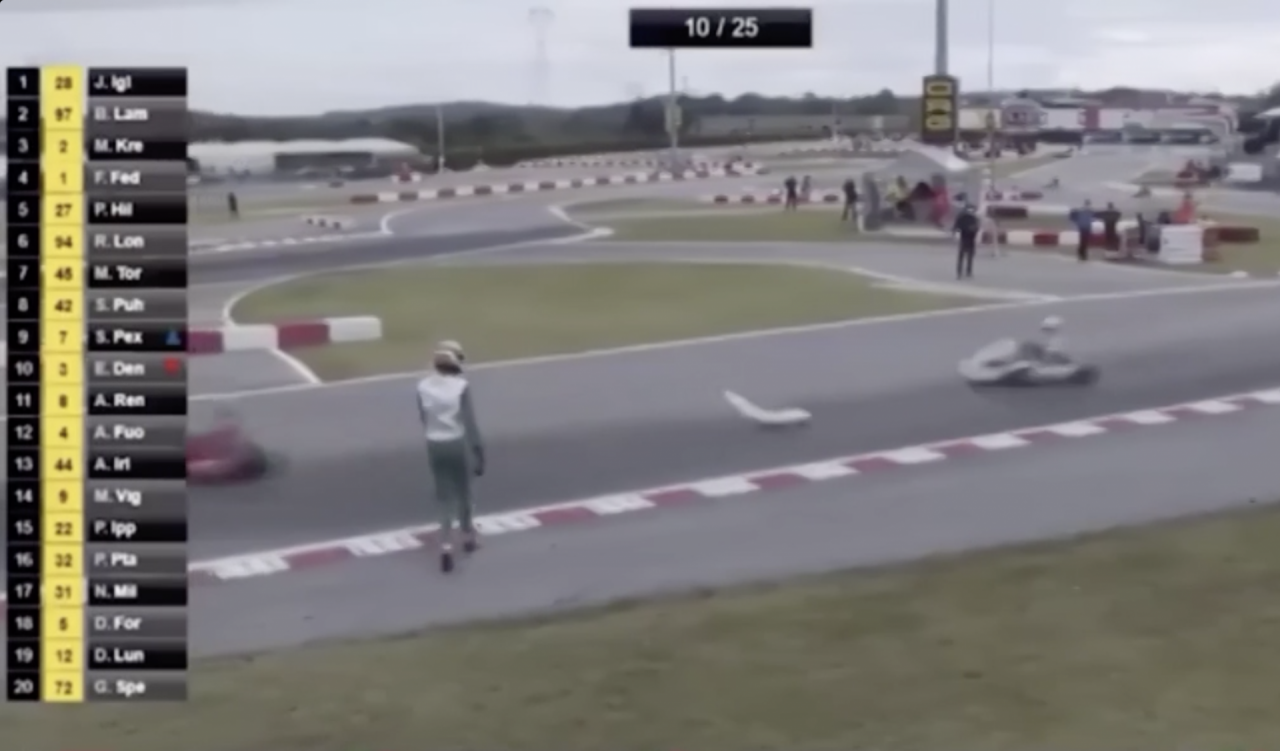 Scandalo Kart, Corberi si ritira dai motori