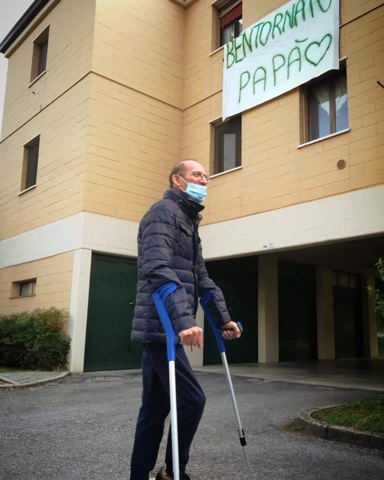 Dopo una lotta di sei mesi con il Covid, Giovanni Martinelli torna a casa