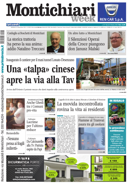 MontichiariWeek è in edicola