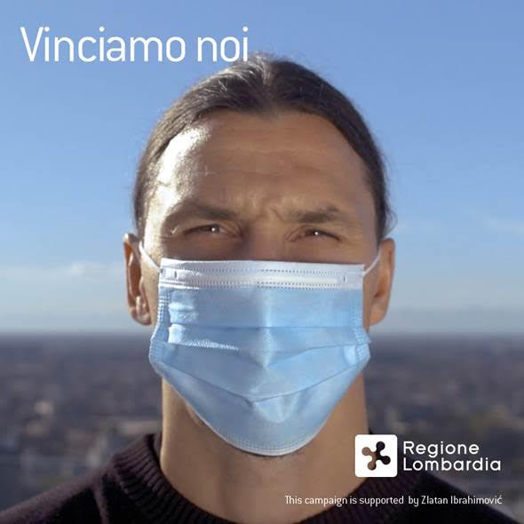Ibra scende in campo con Regione per sconfiggere il Coronavirus VIDEO