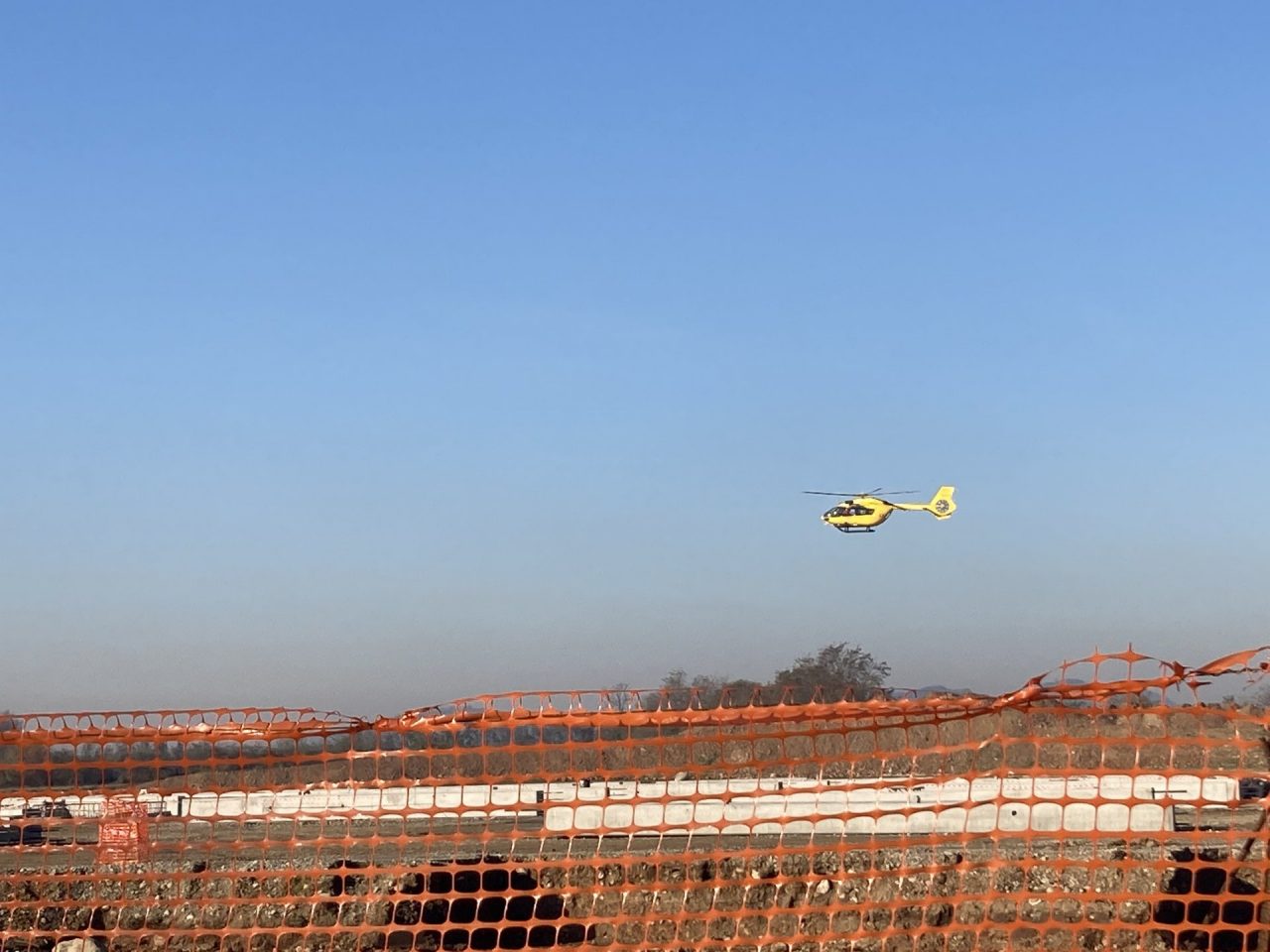 Elisoccorso in cantiere: operaio in gravi condizioni