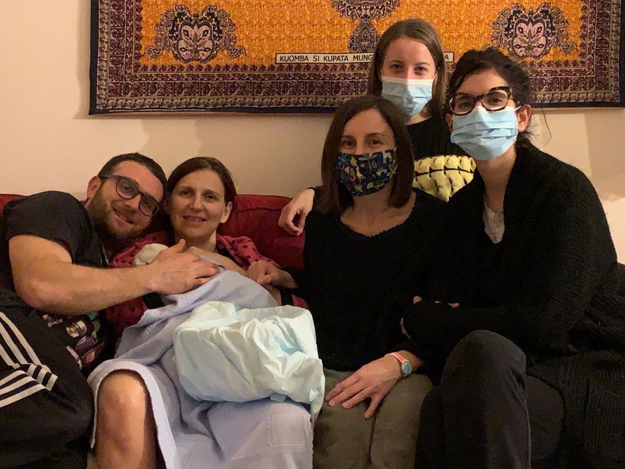 Samuele, il piccolo monteclarense nato in casa al tempo del Covid