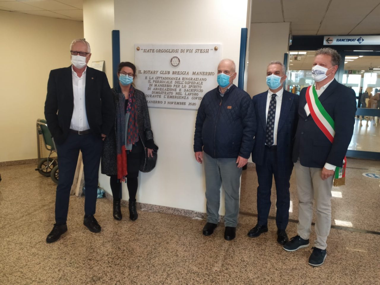 Tamponi drive-trought all’ospedale grazie alla solidarietà del Rotary LE FOTO