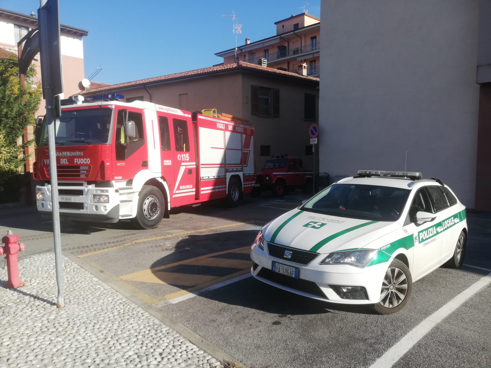 allagamento in biblioteca a rovato