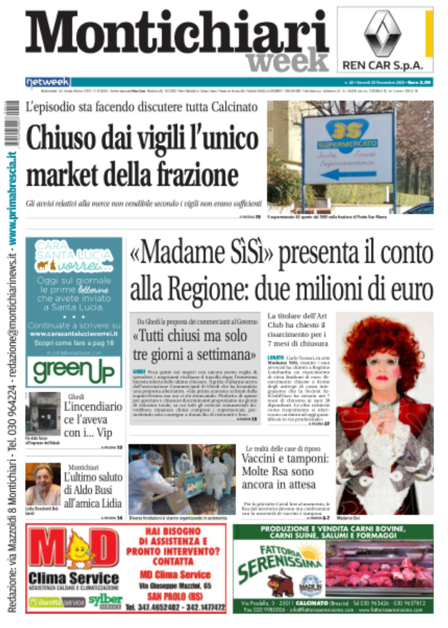 MontichiariWeek è in edicola