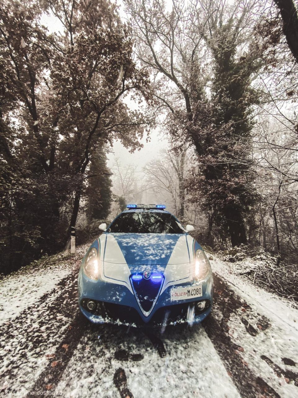 Primi fiocchi di neve anche a Brescia – GALLERY