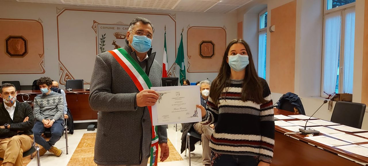 L’Amministrazione premia gli studenti meritevoli