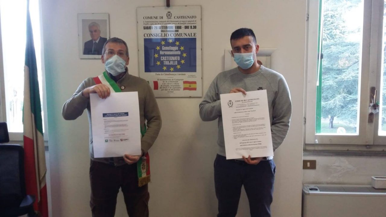 A Castegnato entra in vigore il Trattato sulla proibizione delle armi nucleari