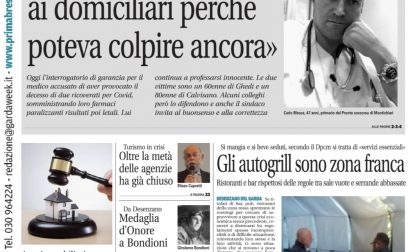 Gardaweek è in edicola. La prima pagina versione bresciana