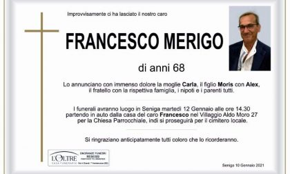 L'intera comunità di Seniga piange Francesco Merigo
