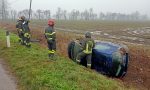 Auto fuori strada a Comezzano Cizzago