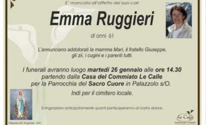 La comunità piange la maestra Ruggieri