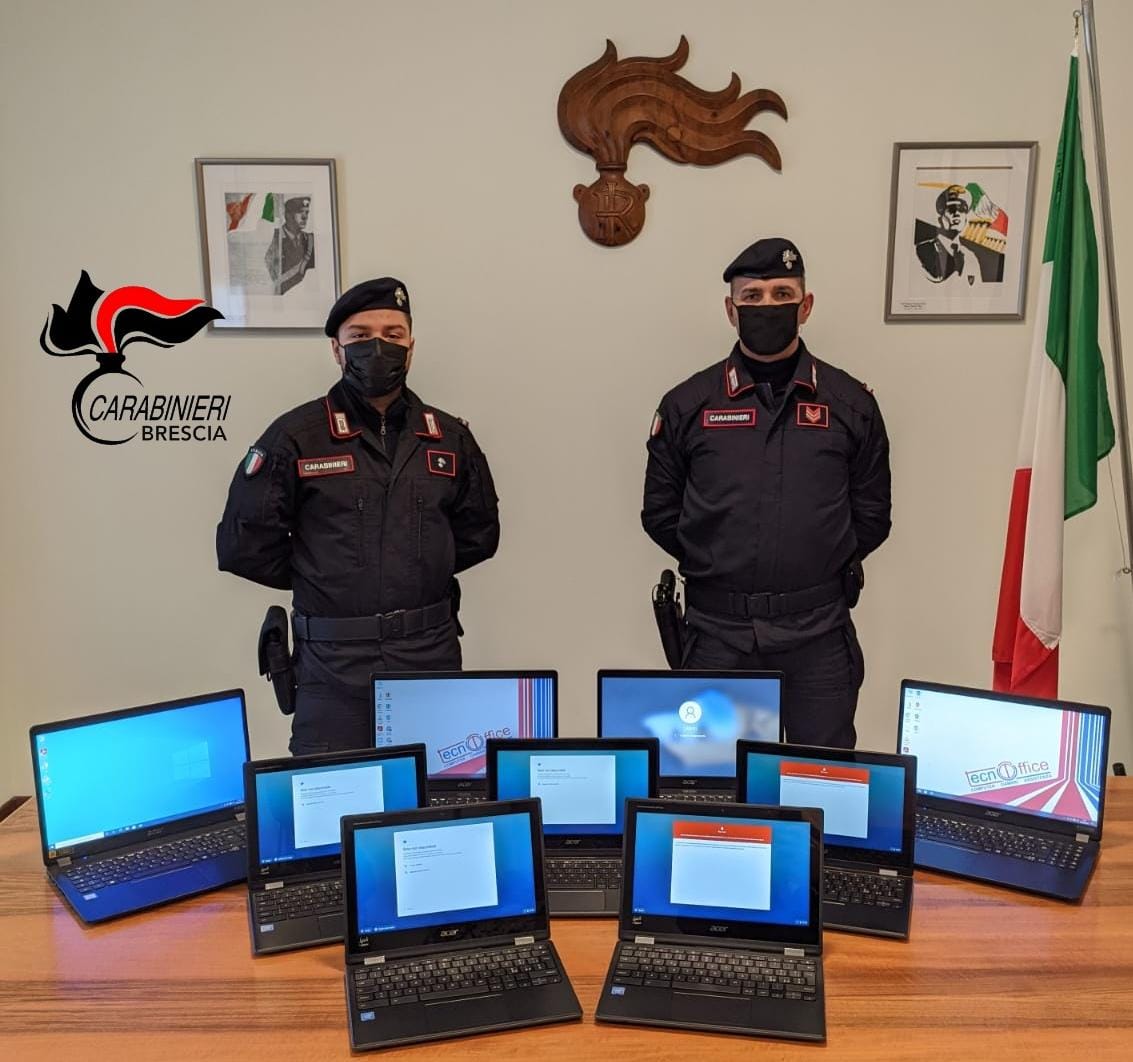 Fermato il ladro dei pc della scuola