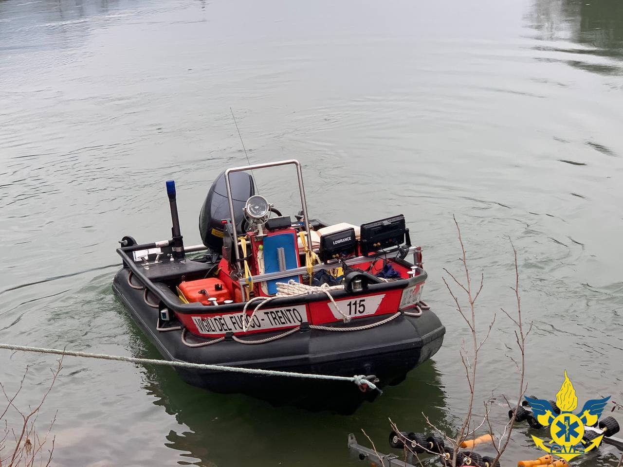 Il Nucleo Sommozzatori Gvg collabora nella ricerca dei coniugi di Bolzano