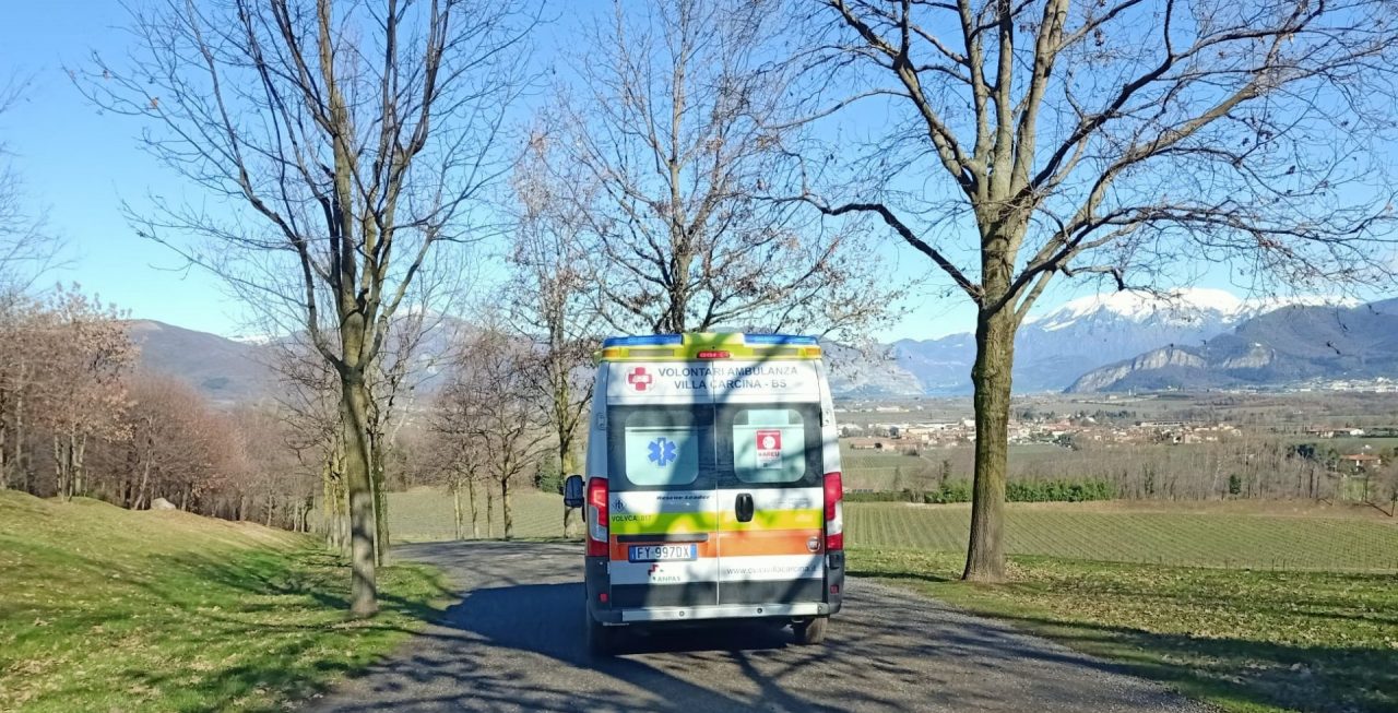 Caduta da cavallo a Erbusco, allertato l’elicottero
