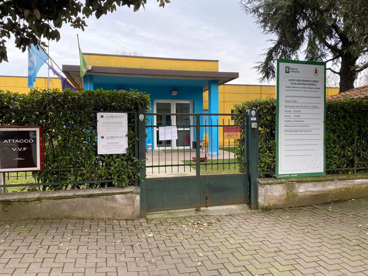 Il sindaco Vizzardi firma l’ordinanza: asilo chiuso fino al 27 febbraio