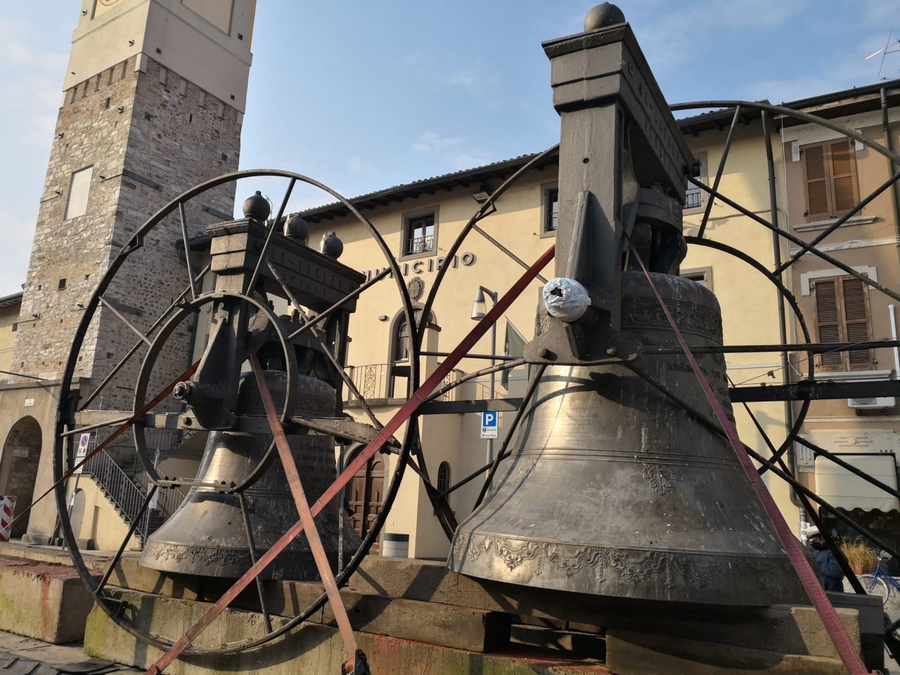 Un mese di riposo per le campane di Pontoglio, si va in manutenzione