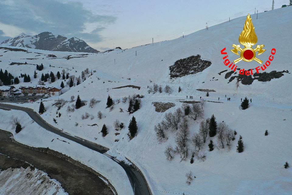 Valanga in Maniva, allertati i Vigili del Fuoco