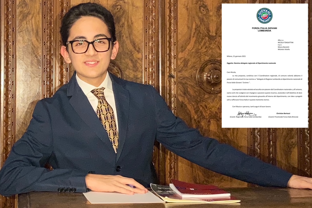 Forza Italia giovani sceglie un paraticense per guidare il turismo